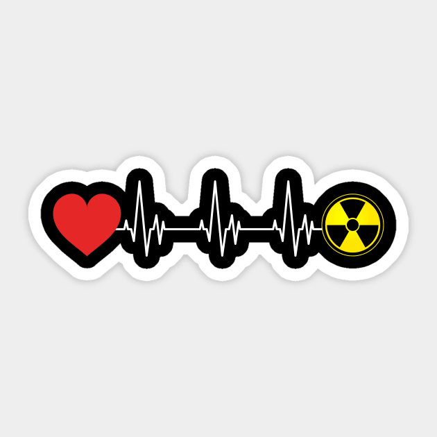 Radiologic Technologist Rad Tech Heartbeat Radiology product Sticker by Dahbud